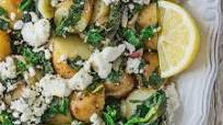 Warm Potato Salad With Spinach, Feta, & Lemon Warm Potato Salad With Spinach, Feta, & Lemon