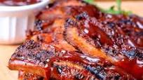 Costillas BBQ en Exquisita Salsa casera Costillas BBQ en Exquisita Salsa casera