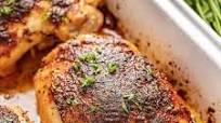 Crispy Oven Baked Chicken Thighs Crispy Oven Baked Chicken Thighs