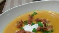 Roasted Butternut Squash Soup with Apples and Bacon Roasted Butternut Squash Soup with Apples and Bacon