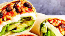 Easy Vegetarian Rice and Bean Burrito Easy Vegetarian Rice and Bean Burrito