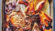 Roast Pork Chops with Peaches Roast Pork Chops with Peaches