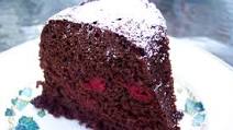 Microwave Chocolate Cherry Snack Cake Microwave Chocolate Cherry Snack Cake