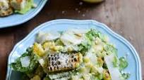 Roasted Corn Caesar Salads with Parmesan Greek Yogurt Caesar Dressing Roasted Corn Caesar Salads with Parmesan Greek Yogurt Caesar Dressing