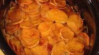 Slow Cooker Savory Sweet Potato Bake Slow Cooker Savory Sweet Potato Bake
