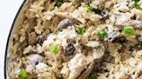 Creamy mushroom rice Creamy mushroom rice