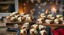 3-ingredient Brie and cranberry focaccia bites 3-ingredient Brie and cranberry focaccia bites