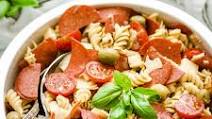 Pepperoni Pizza Pasta Salad Pepperoni Pizza Pasta Salad