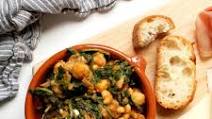 Stewed Garbanzos and Greens: Easy Spanish Tapas Stewed Garbanzos and Greens: Easy Spanish Tapas