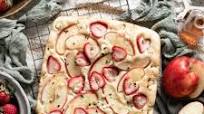 Apple Strawberry Focaccia Apple Strawberry Focaccia