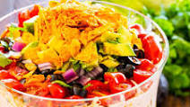 Layered Taco Salad Layered Taco Salad