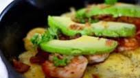 Shrimp, Bacon, and Avocado Stuffed Chesapeake Omelet Shrimp, Bacon, and Avocado Stuffed Chesapeake Omelet
