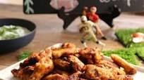 Spicy Baked Tandoori Wings with Cilantro Raita Spicy Baked Tandoori Wings with Cilantro Raita