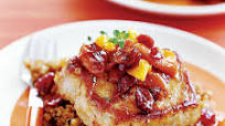 Pan-Fried Pork Chops with Quinoa Pilaf and Dried Fruit Pan-Fried Pork Chops with Quinoa Pilaf and Dried Fruit