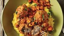Turkish Turkey Meatballs with Polenta Turkish Turkey Meatballs with Polenta