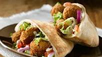 Falafel and Hummus Pita Falafel and Hummus Pita