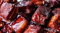 Smoked Pork Belly Burnt Ends Recipe | Sip Bite Go Smoked Pork Belly Burnt Ends Recipe | Sip Bite Go