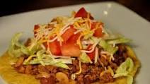 Ground Beef Tostada Ground Beef Tostada