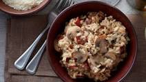 Slow-Cooker Bacon and Mushroom Risotto Slow-Cooker Bacon and Mushroom Risotto