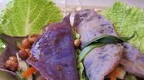 Ube-Wrapped Fresh Vegetable Lumpia Ube-Wrapped Fresh Vegetable Lumpia