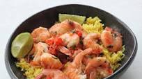 Arroz con camarones criollos Arroz con camarones criollos