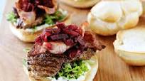 Deluxe steak burgers Deluxe steak burgers