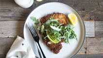 CRISPY PORK CHOPS WITH CALIFORNIA AVOCADO AND ARUGULA SALAD CRISPY PORK CHOPS WITH CALIFORNIA AVOCADO AND ARUGULA SALAD