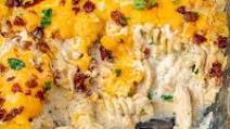 Crack Chicken Pasta Bake