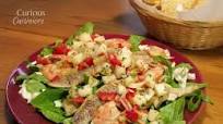 Jicama Salsa over a Seafood Taco Salad Jicama Salsa over a Seafood Taco Salad