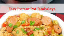 Easy Instant Pot Jambalaya Easy Instant Pot Jambalaya