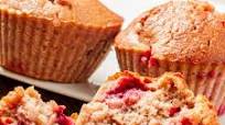 Keto Strawberry Rhubarb Muffins Keto Strawberry Rhubarb Muffins