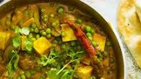 Paneer, pea and mushroom masala Paneer, pea and mushroom masala