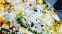 Capsicum corn and cheese pizza (readymade base) Capsicum corn and cheese pizza (readymade base)