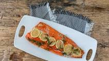 Slow Roasted Salmon with Lemon and Dill Slow Roasted Salmon with Lemon and Dill