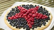 Patriotic Cookie Pizza Patriotic Cookie Pizza