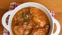 Slow-cooked chicken supreme Slow-cooked chicken supreme
