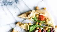 Hummus Flatbread Pizza Hummus Flatbread Pizza