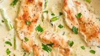 Creamy Chicken and Asparagus Creamy Chicken and Asparagus