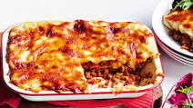 Beef and vegetable lasagne Beef and vegetable lasagne