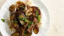 Eggplant and Beef Stir-Fry Eggplant and Beef Stir-Fry