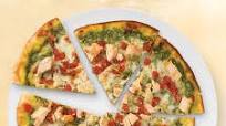 Pesto, Bruschetta & Chicken Naan Pizza Pesto, Bruschetta & Chicken Naan Pizza