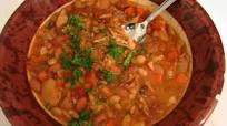 Slow Cooker 15 Bean Soup with Pork - Ready to Eat Dinner Slow Cooker 15 Bean Soup with Pork - Ready to Eat Dinner
