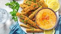 Hummus Fries With Spicy Tahini Dip Recipe Hummus Fries With Spicy Tahini Dip Recipe