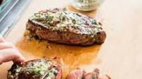Cast Iron Steaks with Herb Butter Cast Iron Steaks with Herb Butter