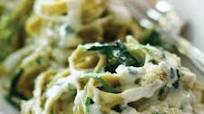Creamy Spinach Fettuccine Creamy Spinach Fettuccine