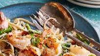 Grilled Asparagus & Shrimp with Pasta Grilled Asparagus & Shrimp with Pasta