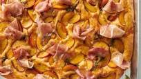 Focaccia With Herbed-Honey Plums and Prosciutto Focaccia With Herbed-Honey Plums and Prosciutto
