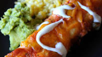 Baked Beef and Rice Burritos Baked Beef and Rice Burritos