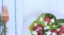 Strawberry Wedge Salad Strawberry Wedge Salad