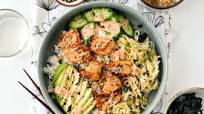 Spicy Salmon Maki Bowl Spicy Salmon Maki Bowl